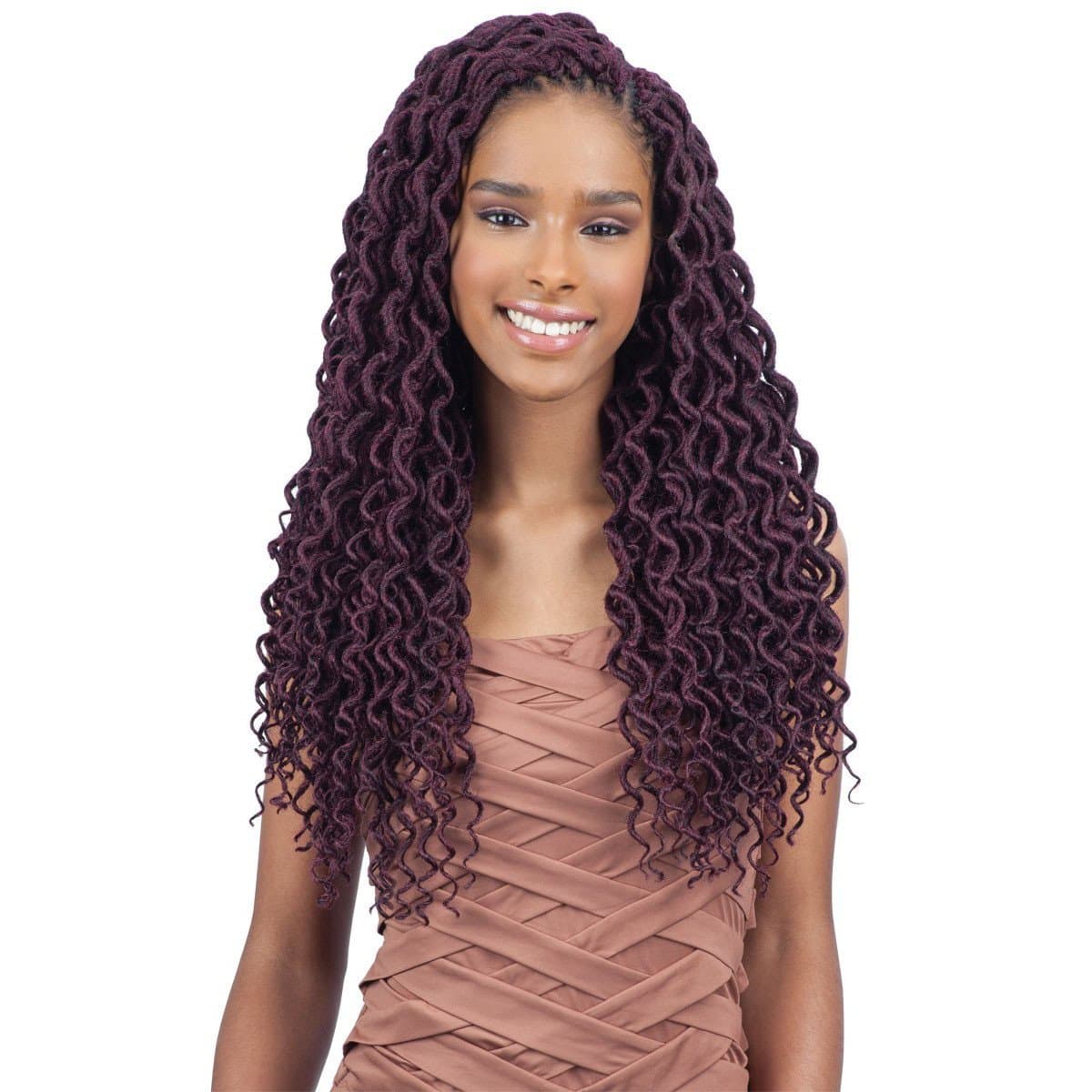 2X SOFT CURLY FAUX LOC 18" (4-Pack, 4) - FreeTress Synthetic Crochet Braid