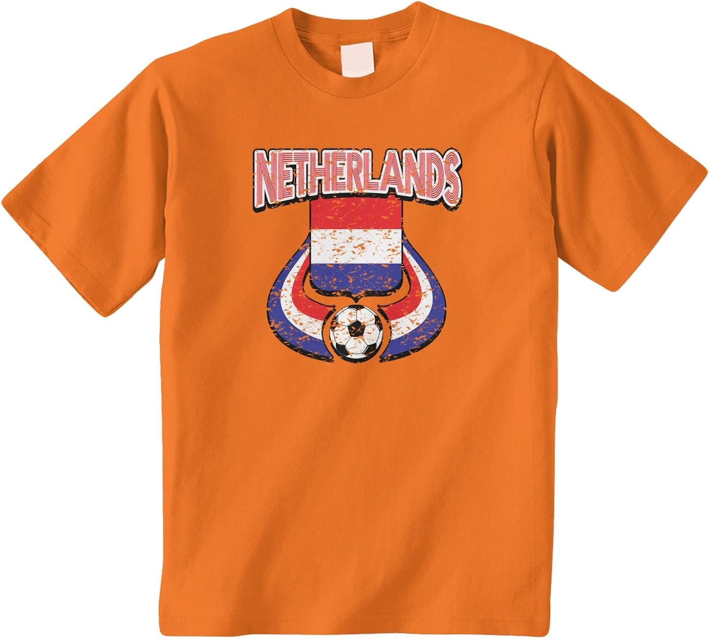 Threadrock Big Boys' Netherlands Soccer Youth T-Shirt