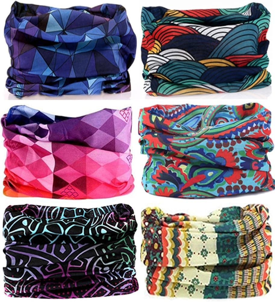 KALILY Headband Bandana Neck Gaiter Head Wrap Scarf Neck Warmer Headwear Balaclava for Sports