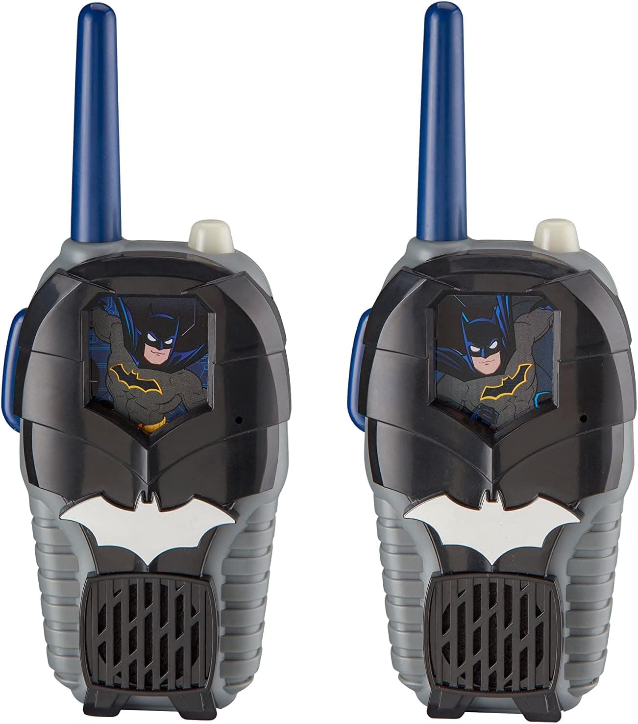Batman Toy Walkie Talkies for Kids, Static Free Indoor and Outdoor Toys for Boys with Light Up Graphics Designed for Fans of Batman Toys