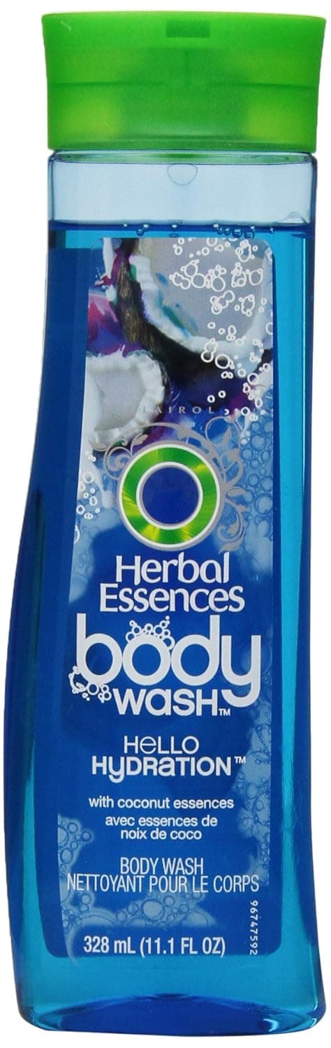 Herbal Essences Hello Hydration Body Wash, 11.1 Fl Oz (Pack of 6)
