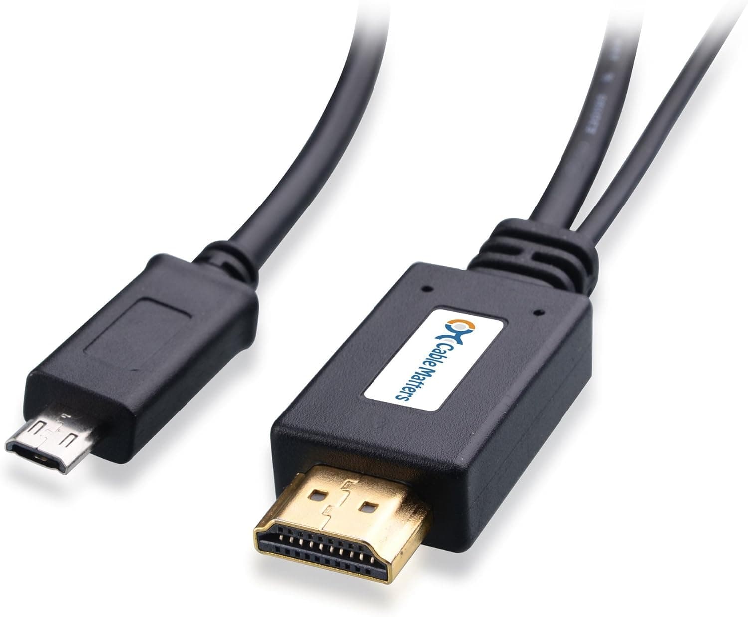 Cable Matters Micro USB to HDMI Cable with Built-in USB Cable for Samsung Galaxy S3, S4 and Note 2 in Black