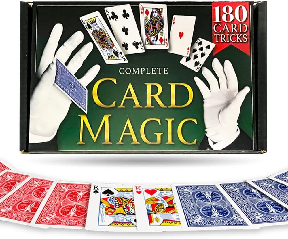 Magic Makers Complete Card Magic 180 Card Tricks & Professional Routines Card Tricks for Beginners to Advanced Levels