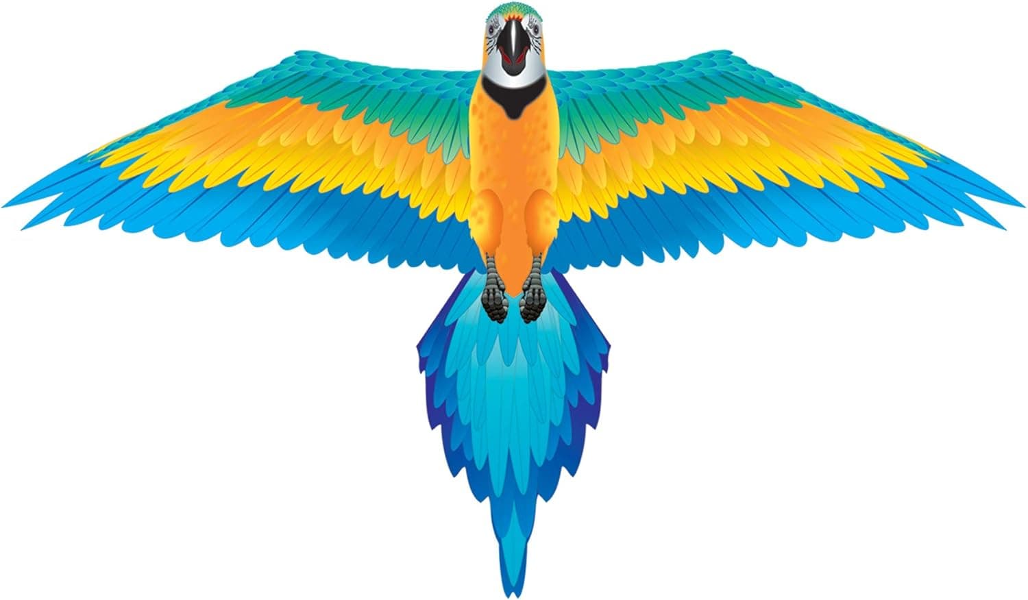 WindNSun Animal Shaped Kites - Rainforest & SkyZoo Land Animal Kites and Sealife Marine Animals w/SkyTails, Kite Handle, and Kite String