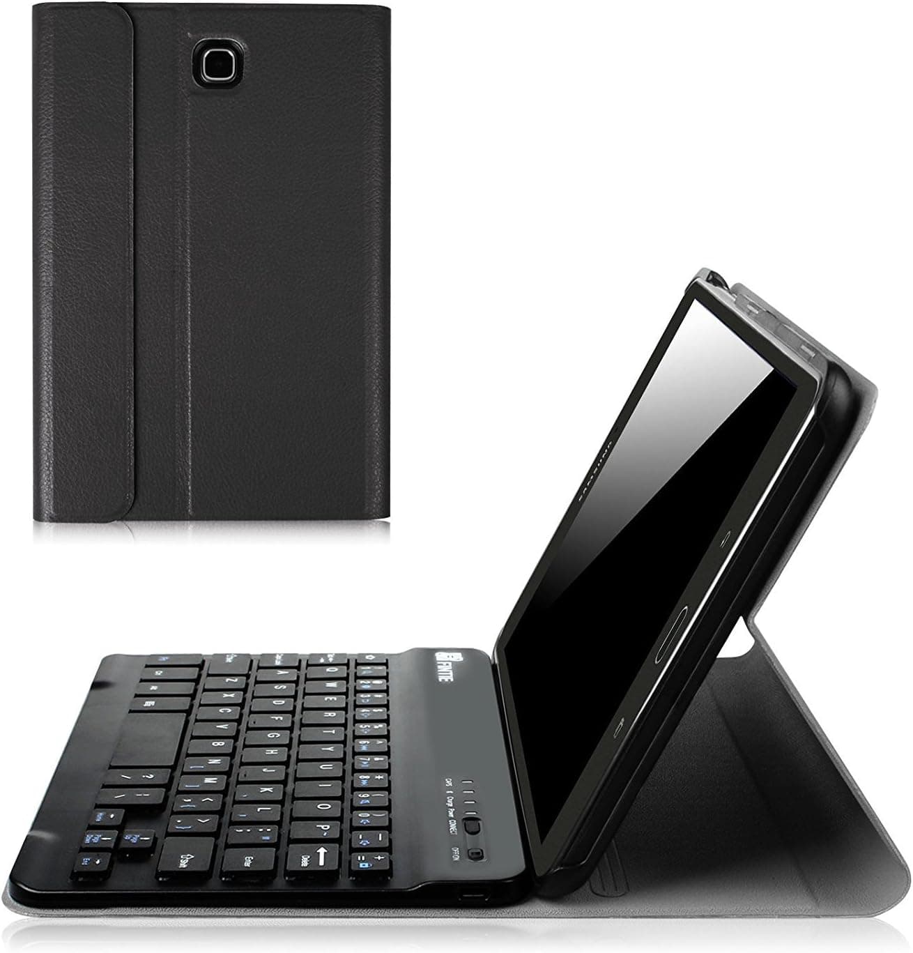 Fintie Keyboard Case for Samsung Galaxy Tab E 8.0, Slim Lightweight Stand Cover with Magnetically Detachable Bluetooth Keyboard for Galaxy Tab E 32GB SM-T378/Tab E 8.0 SM-T375/SM-T377, Black
