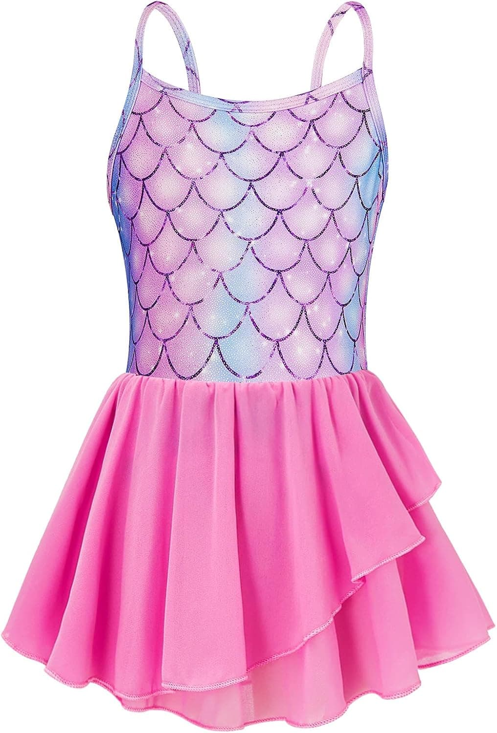 sharkiller Girls Ballet Leotard Camisole Tutu Dance Dress for Dance Gymnastics Ballerina
