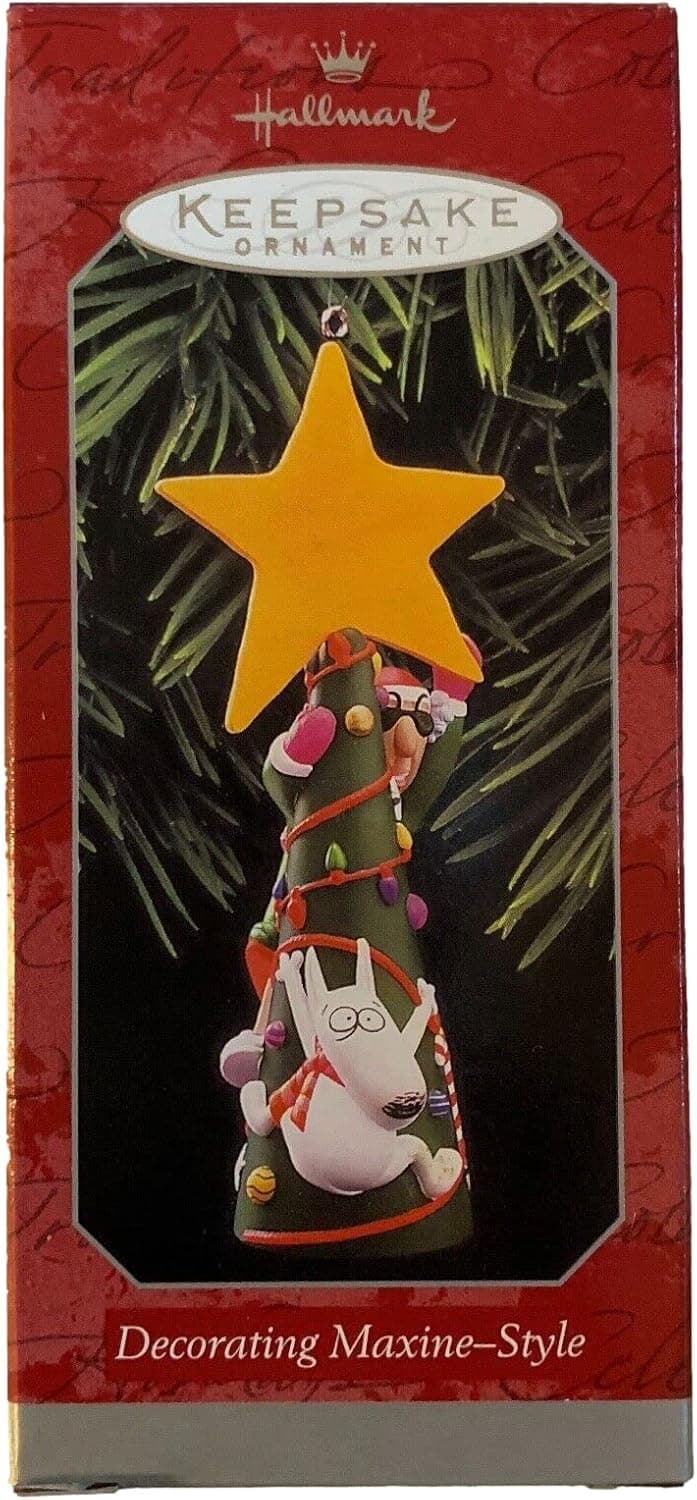 Hallmark Keepsake Ornament - Decorating Maxine Style 1998
