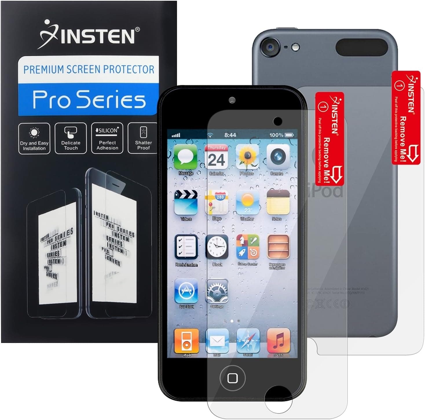 Everydaysource Compatible with Apple iPod touch 5th Generation 2-LCD Kit Reusable Screen Protector