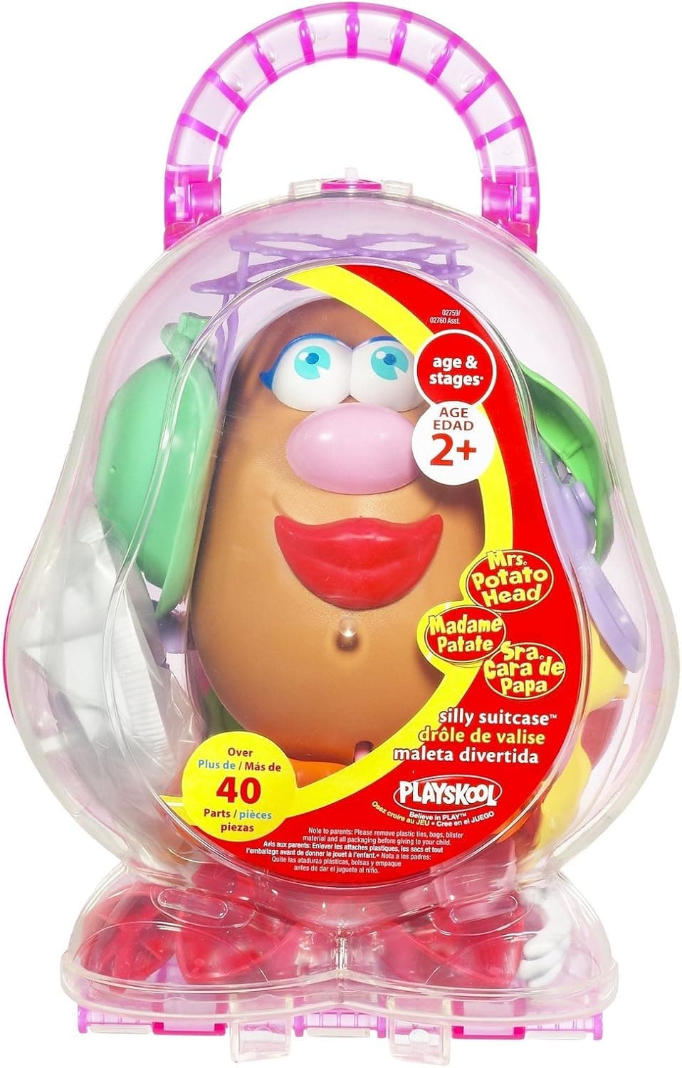 Hasbro Playskool Mrs. Potato Head Silly Suitcase