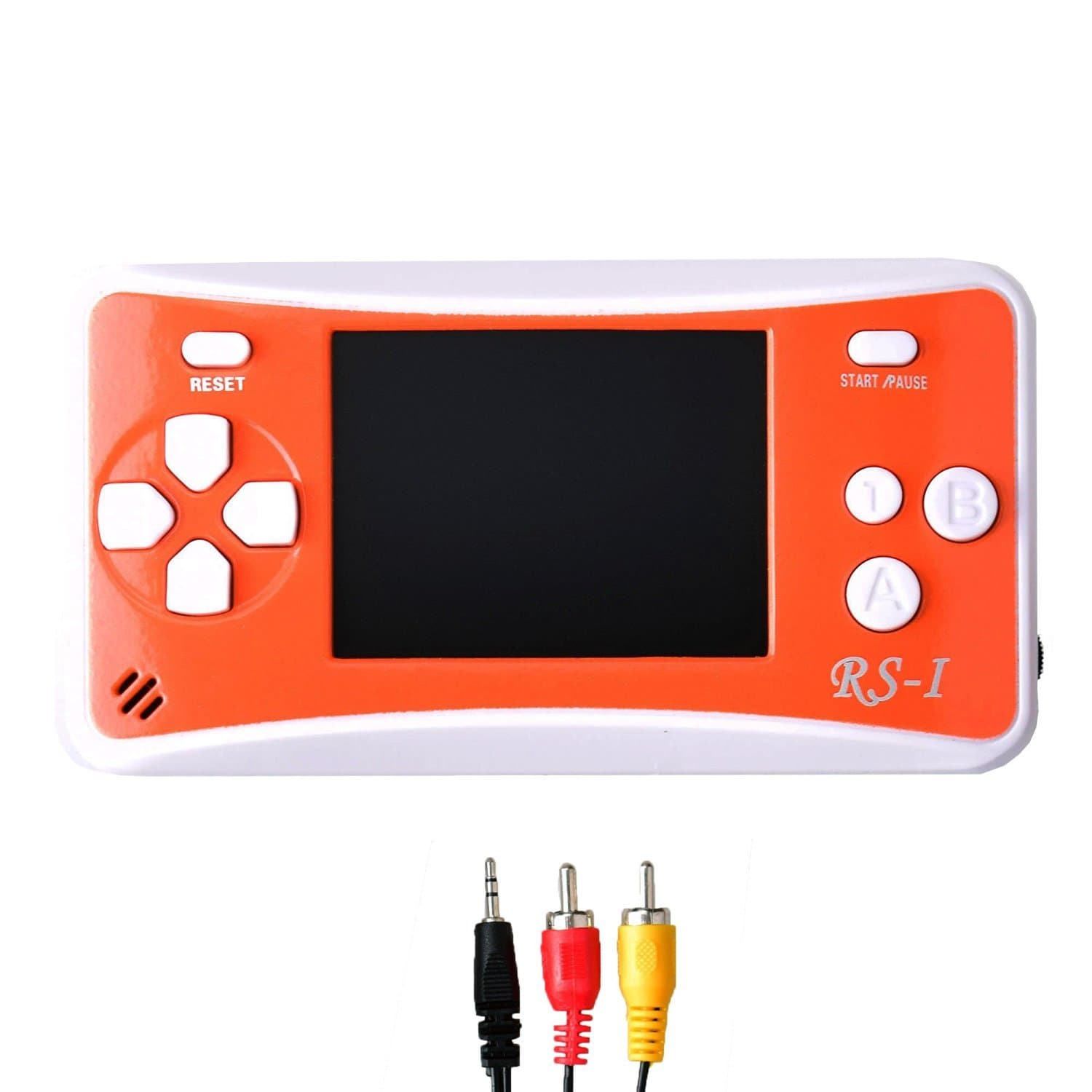 Gam3Gear 3 x AAA Built-in 152 Retro Classic Games 2.5" LCD Handheld Game Console with Speaker Orange/White
