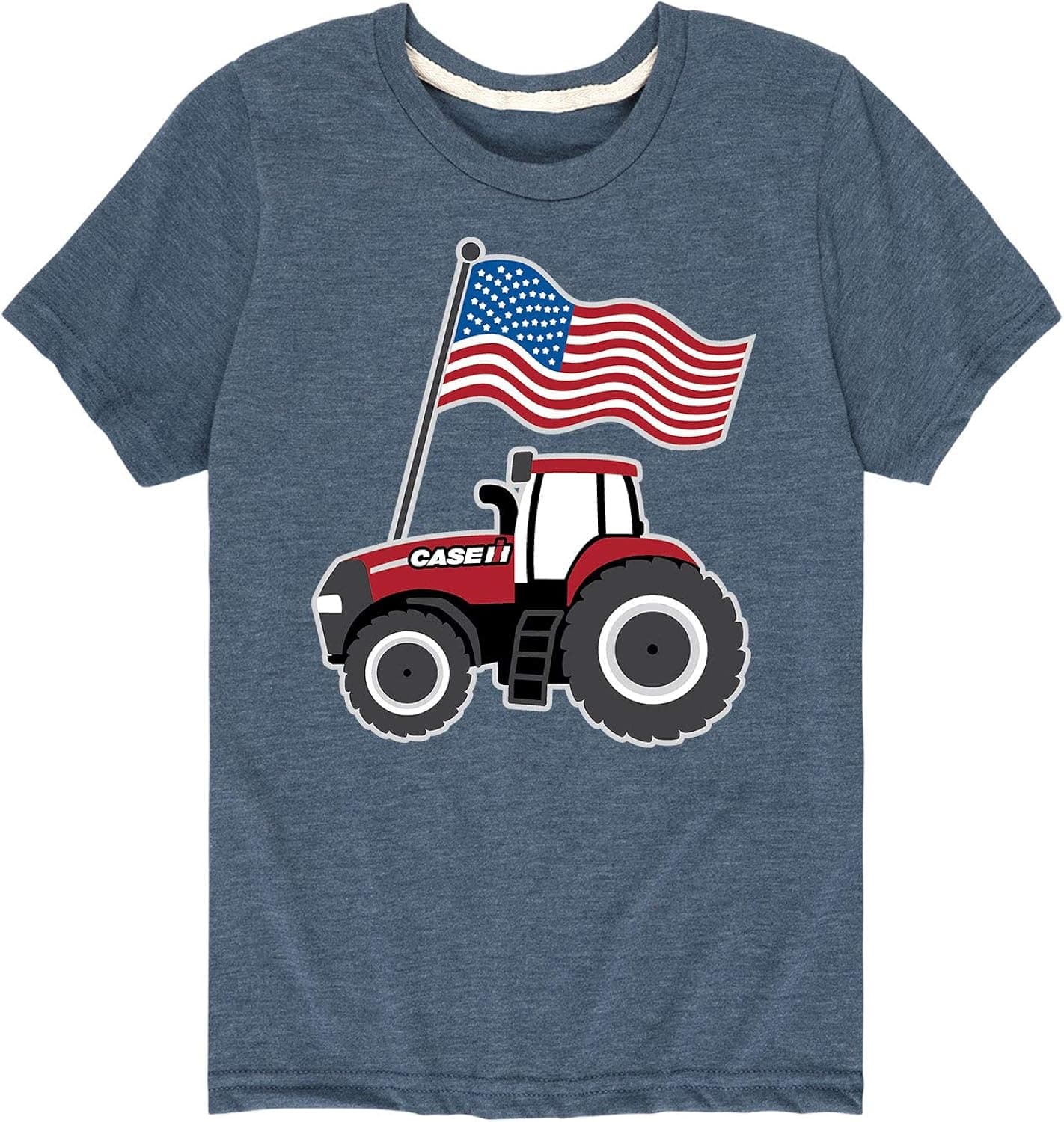 Case IH Tractor Flag -Toddler Short Sleeve Graphic T-Shirt