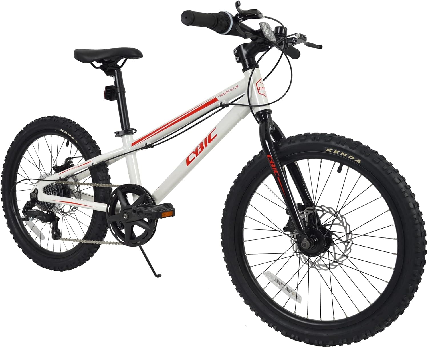 CYBIC Mountain Bike for Ages 5-8, Aluminum Frame, Shimano Gear 7speed 20 inch Bike for Kids