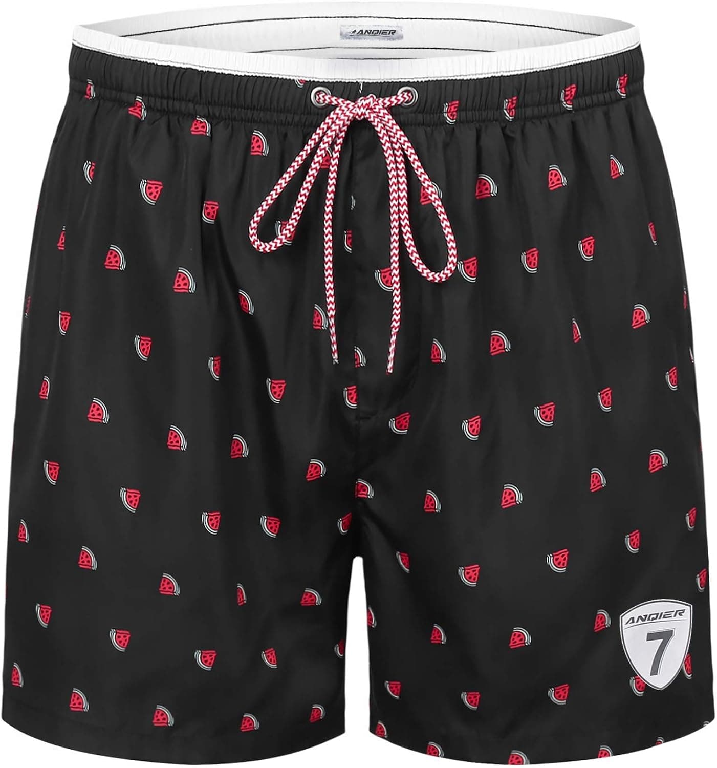 anqier Mens Swim Trunks Quick Dry Swim Shorts with Mesh Lining Swimwear Bathing Suits