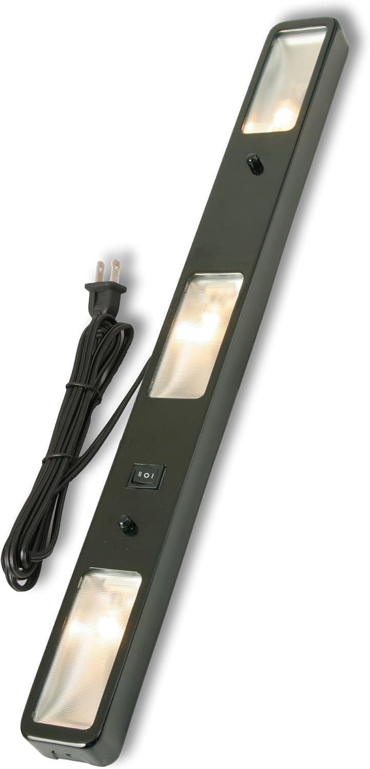 Westek UB3LB Halogen Cabinet Light, 20-Inch, Black