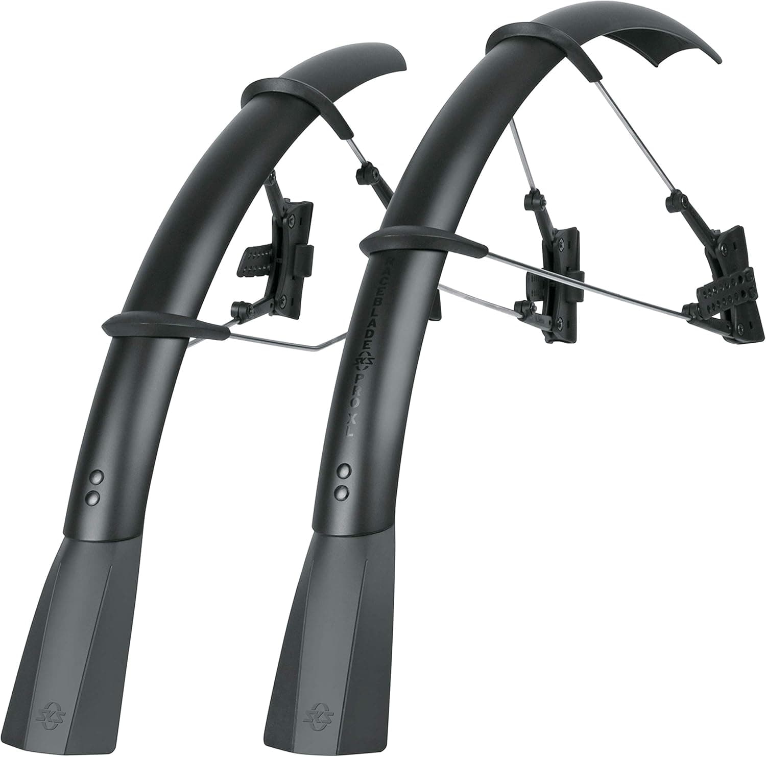 SKS RACEBLADE PRO XL Rennrad/CX-Schutzblech (Set) // 28' schwarz/matt/silber