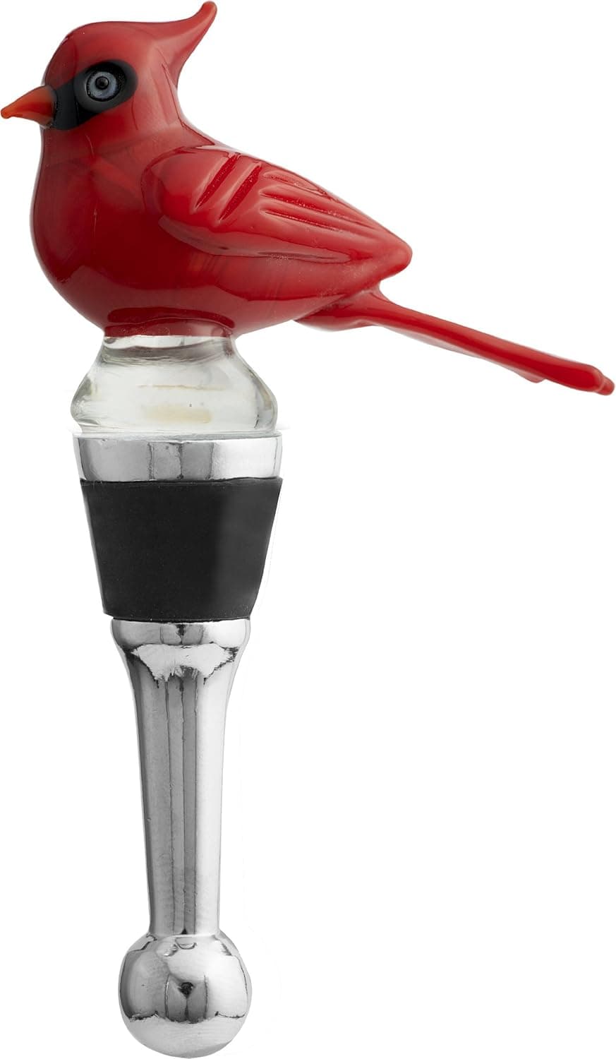 LSArts Wine Bottle Stopper, Cardinal