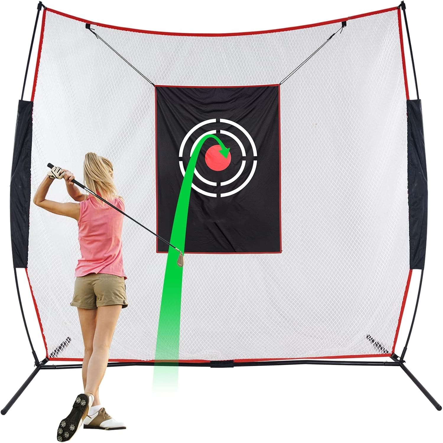 ANDGOAL Golf Driving Nets for Backyard - Backyard Golf Hitting Net,Golf Practice Net for Indoor, Golf Training Net Driving Range Include Target Carry Bag