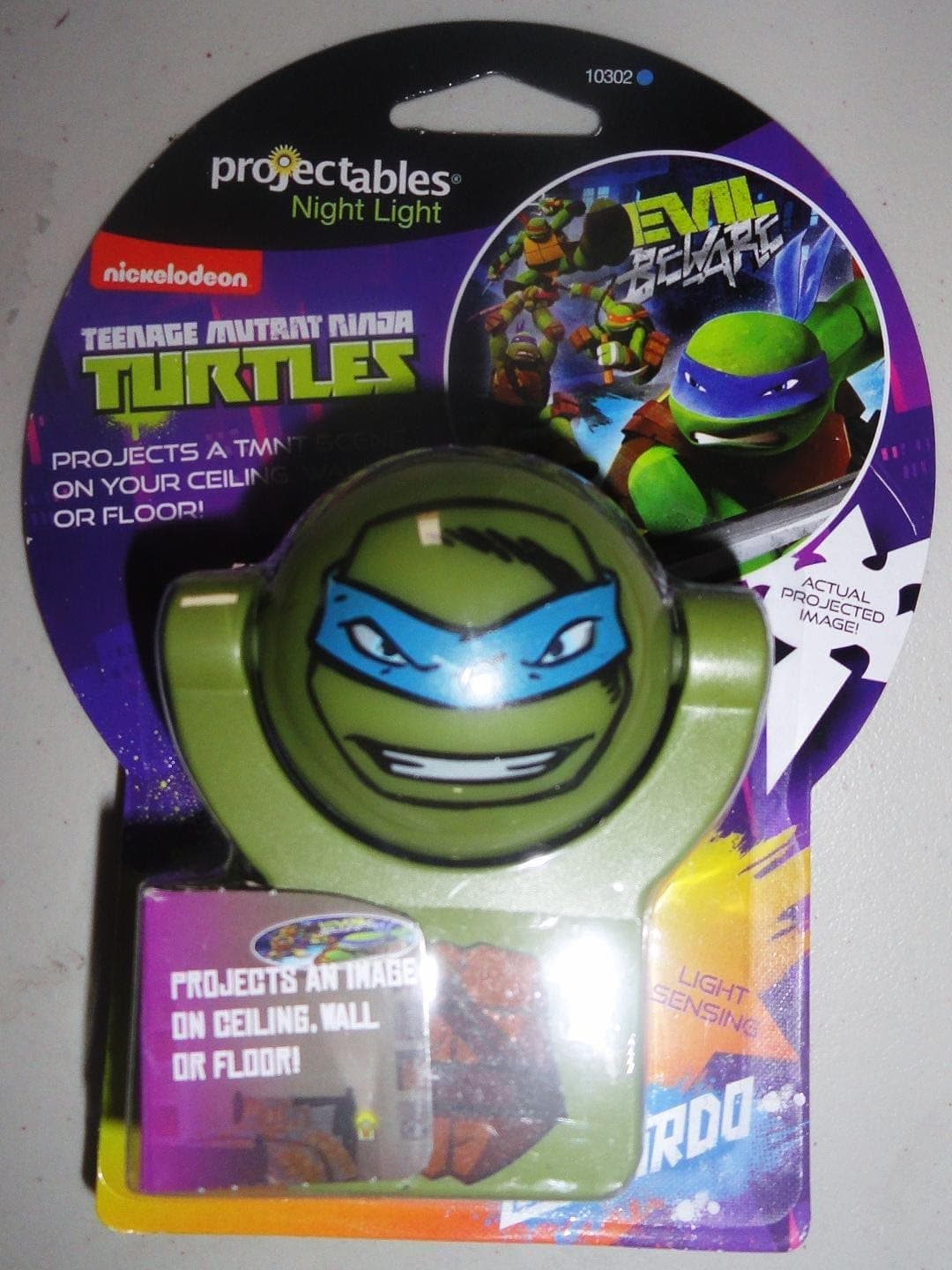 Ninja Turtles Projectables Night Light - Leonardo NEW!