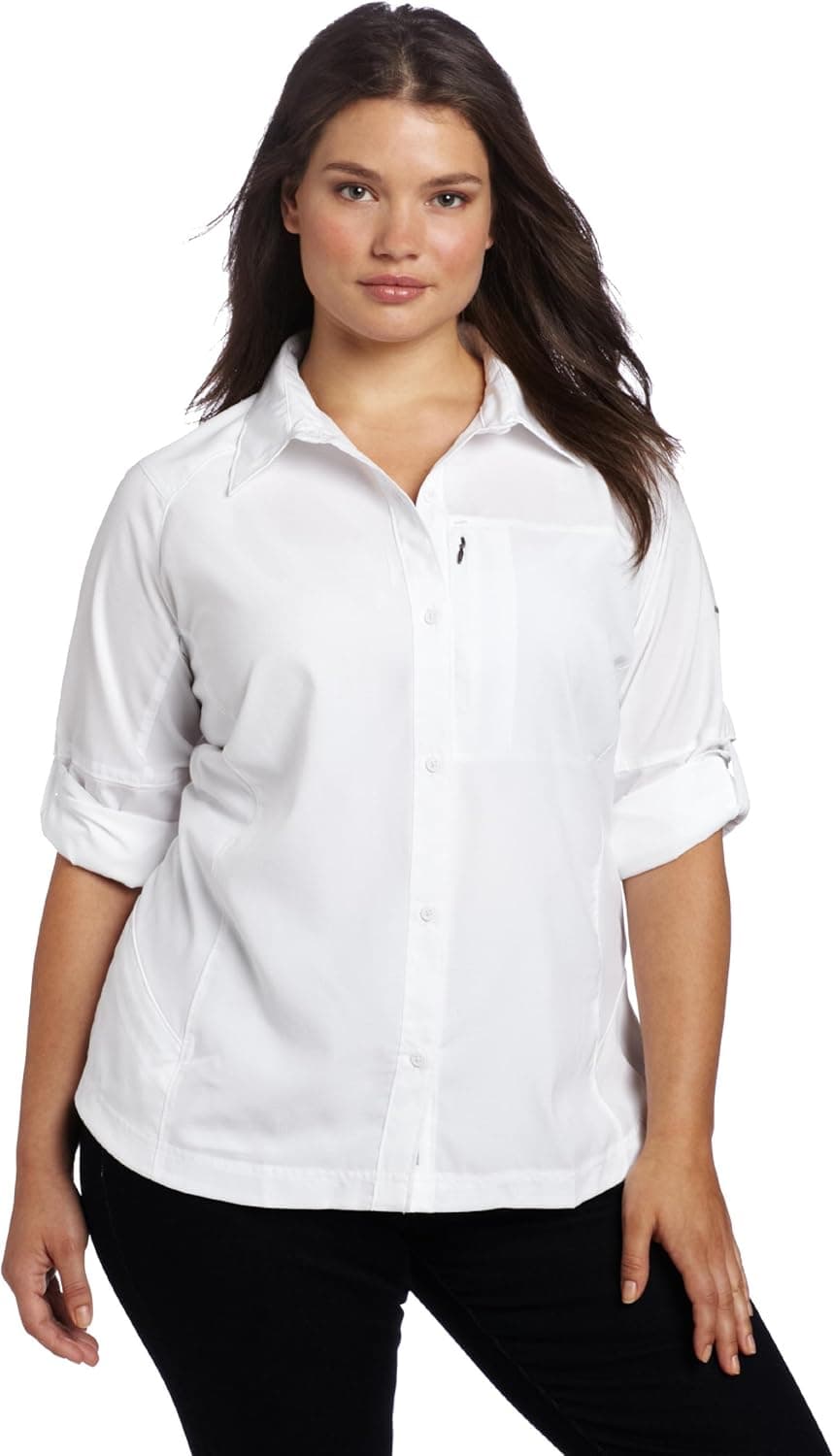 Columbia Women's Plus Size Silver Ridge L/S Shirt