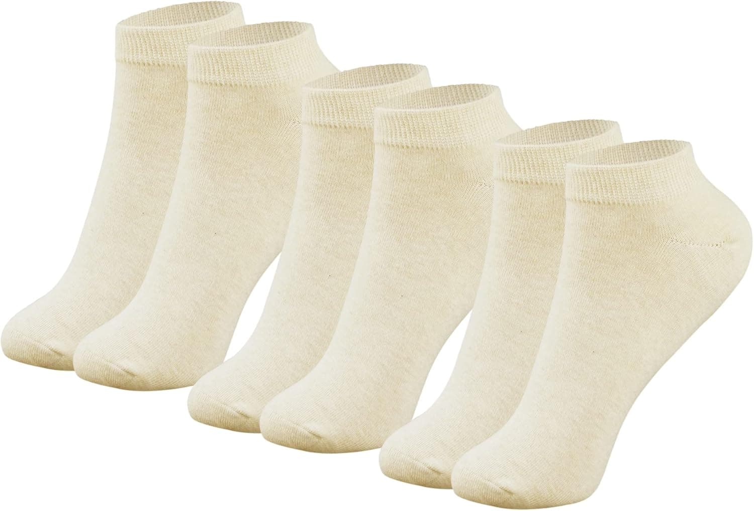 MAGIARTE Womens Ankle Socks Soft Pure Cotton Low Cut Athletic Casual Mutil Color No Show Socks for Women 3/6/12 Pack