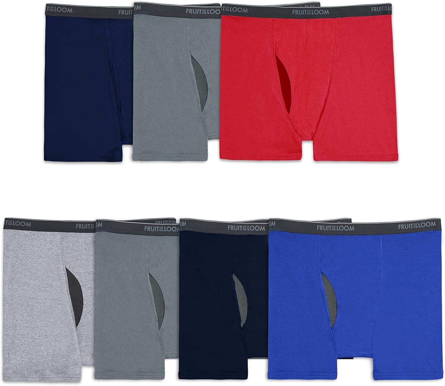 Fruit of the Loom Men's Coolzone Boxer Briefs (Assorted Colors)