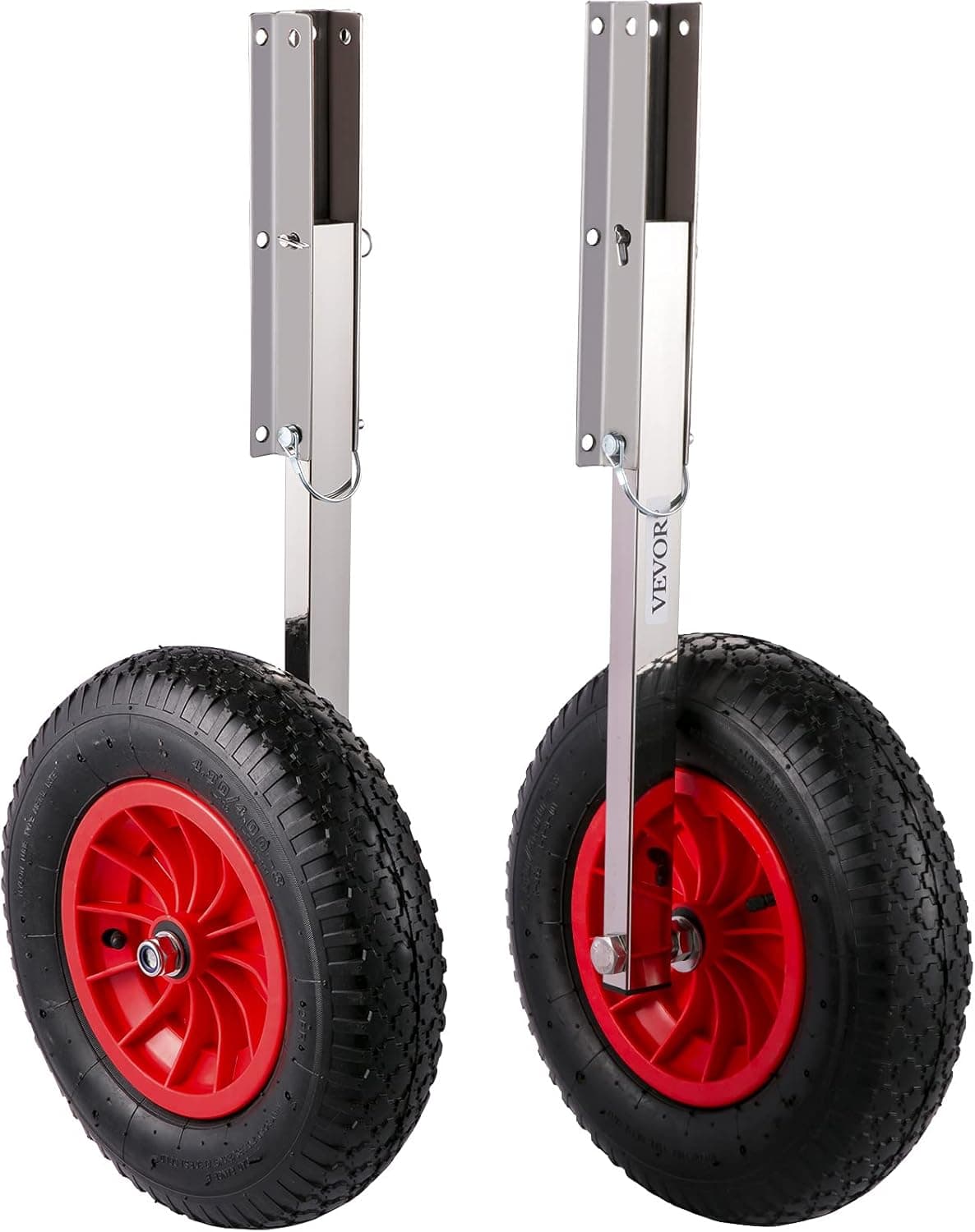 VEVOR Boat Launching Wheels Boat Transom Launching Wheel with 4 PCS of Quick Release Pins