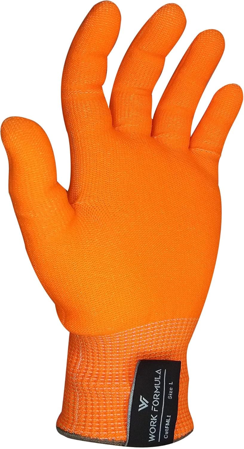 WORK FORMULA 4 pcs Kitchen Cut Resistant Glove Food Grade Snug Fit for Women Men Kids Chefs Butchers