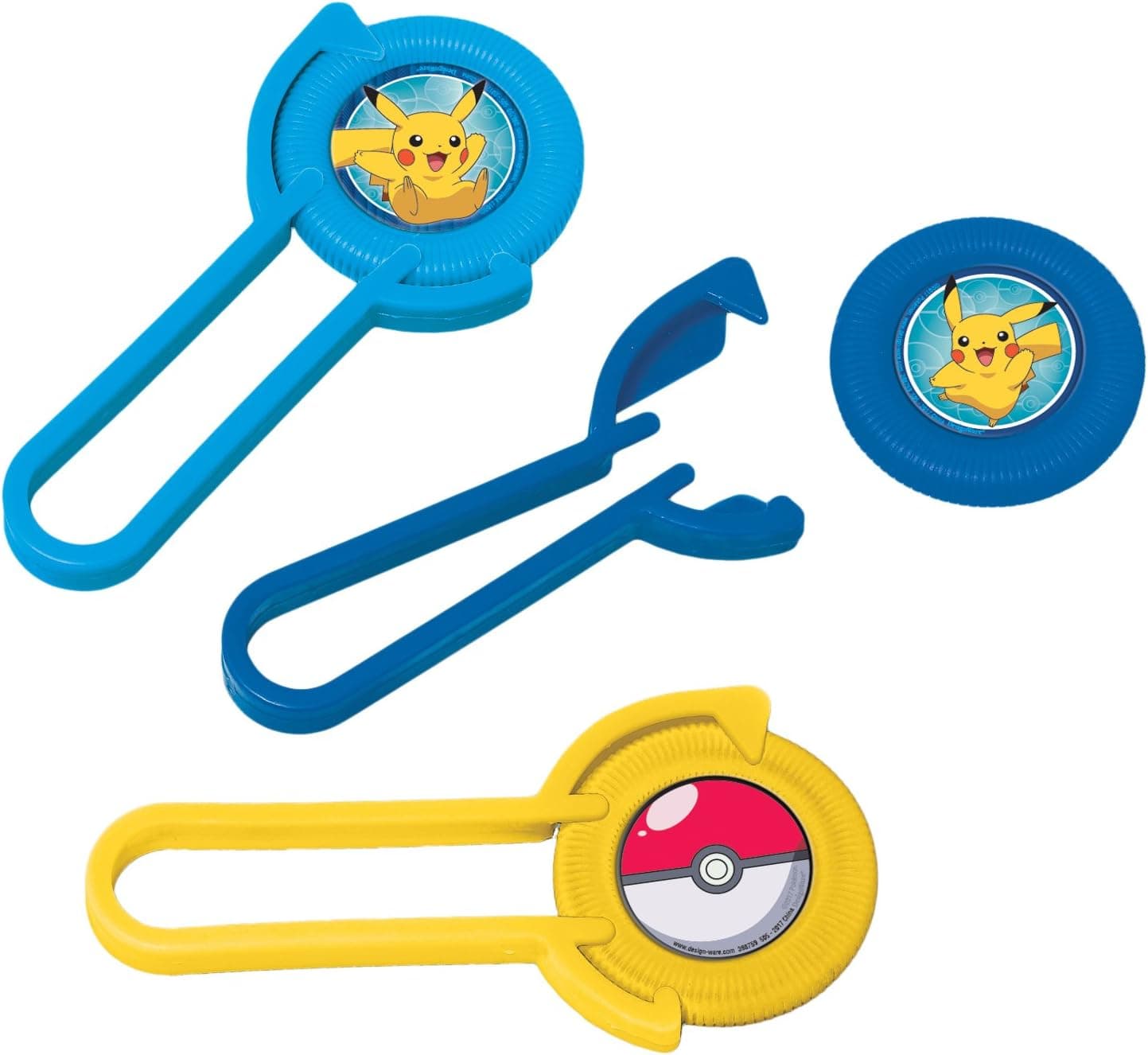 Pokemon Mini Disc Shooters | 2" x 1/4" | Assorted - 12 Pcs.