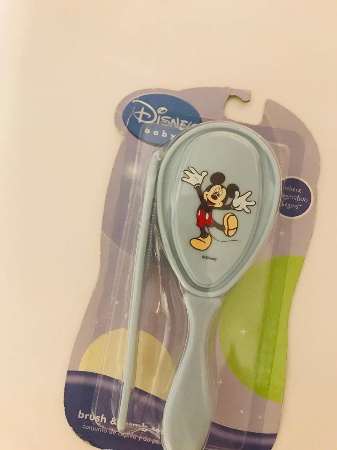 Disney Baby Mickey Mouse Hair Brush & Comb Set (Blue)