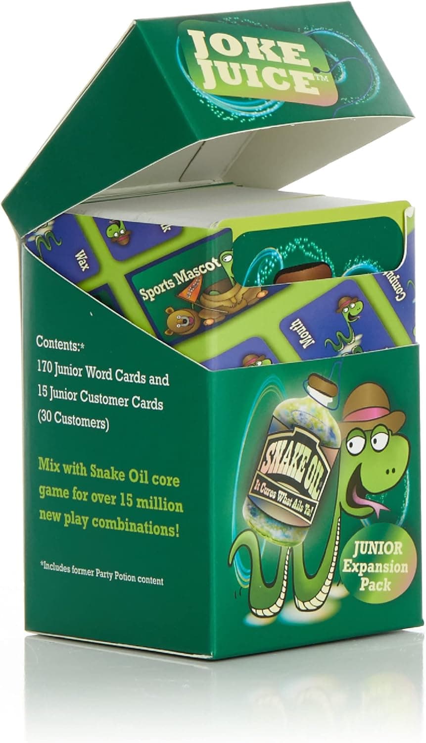 Joke Juice - Snake Oil Game Expansion Pack for Kids - The Silly Selling Party Game