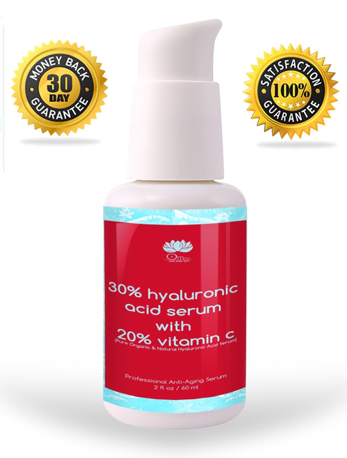 Pure Hyaluronic Acid Serum With Retinol -The Clinically Proven Fountain Of Youth: Instantly See Brighter, More Radiant Skin With This Anti-Aging Serum. Increase Elasticity, Reduce Wrinkles, Dark Circles, and Puffiness With Premium Natural Ingredients Including Vitamin C & E. Specially Formulated For All Skin Types.