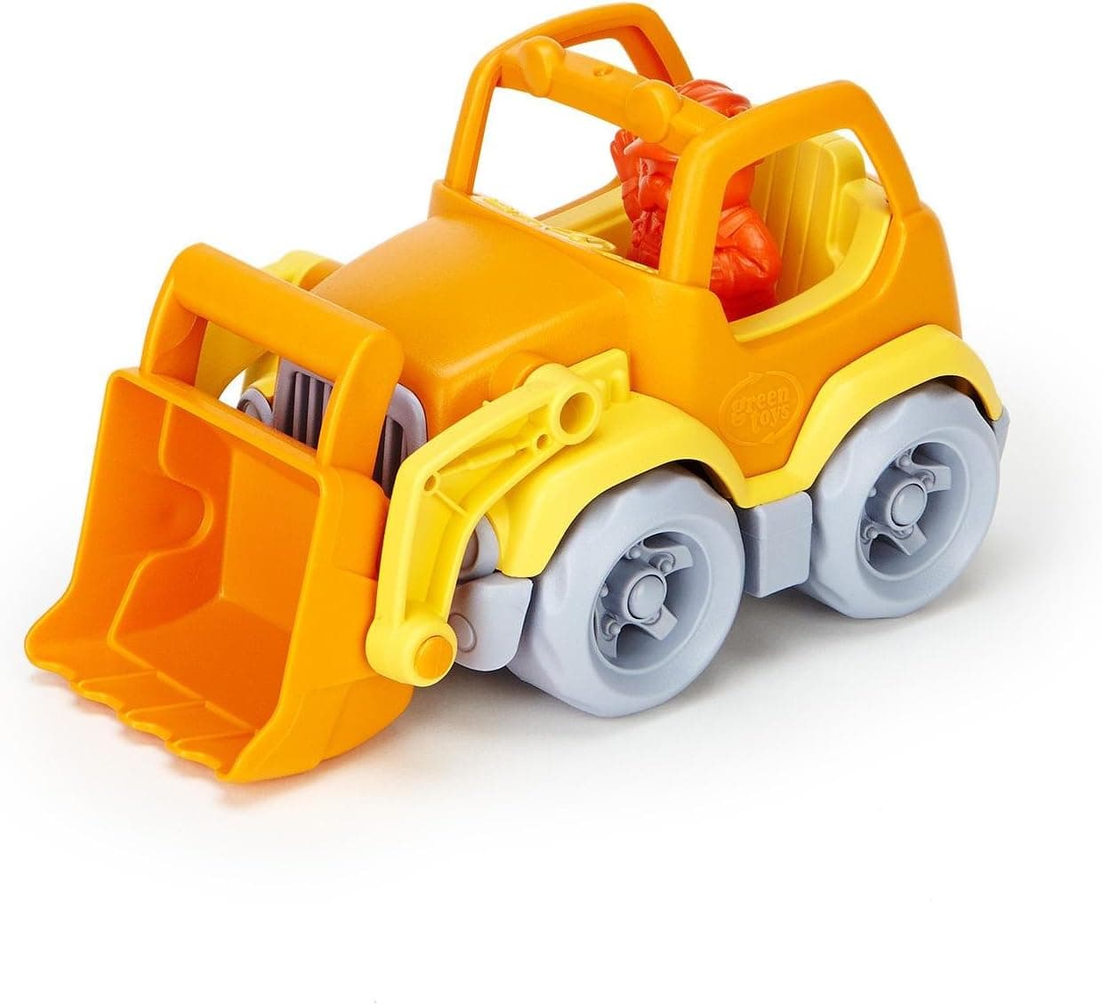 Green Toys Scooper Construction Truck, Yellow/Orange