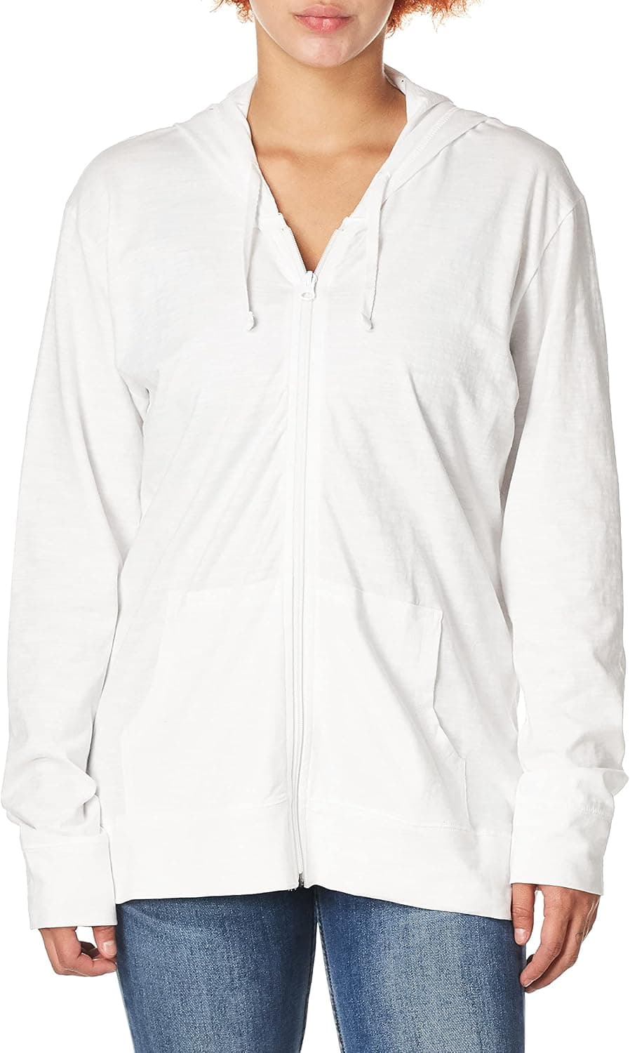 Hanes Women’s Slub Knit Hoodie, Women’s Zip-Front Hoodie, Women’s Cotton Jersey Hoodie, Knit Cotton Jacket