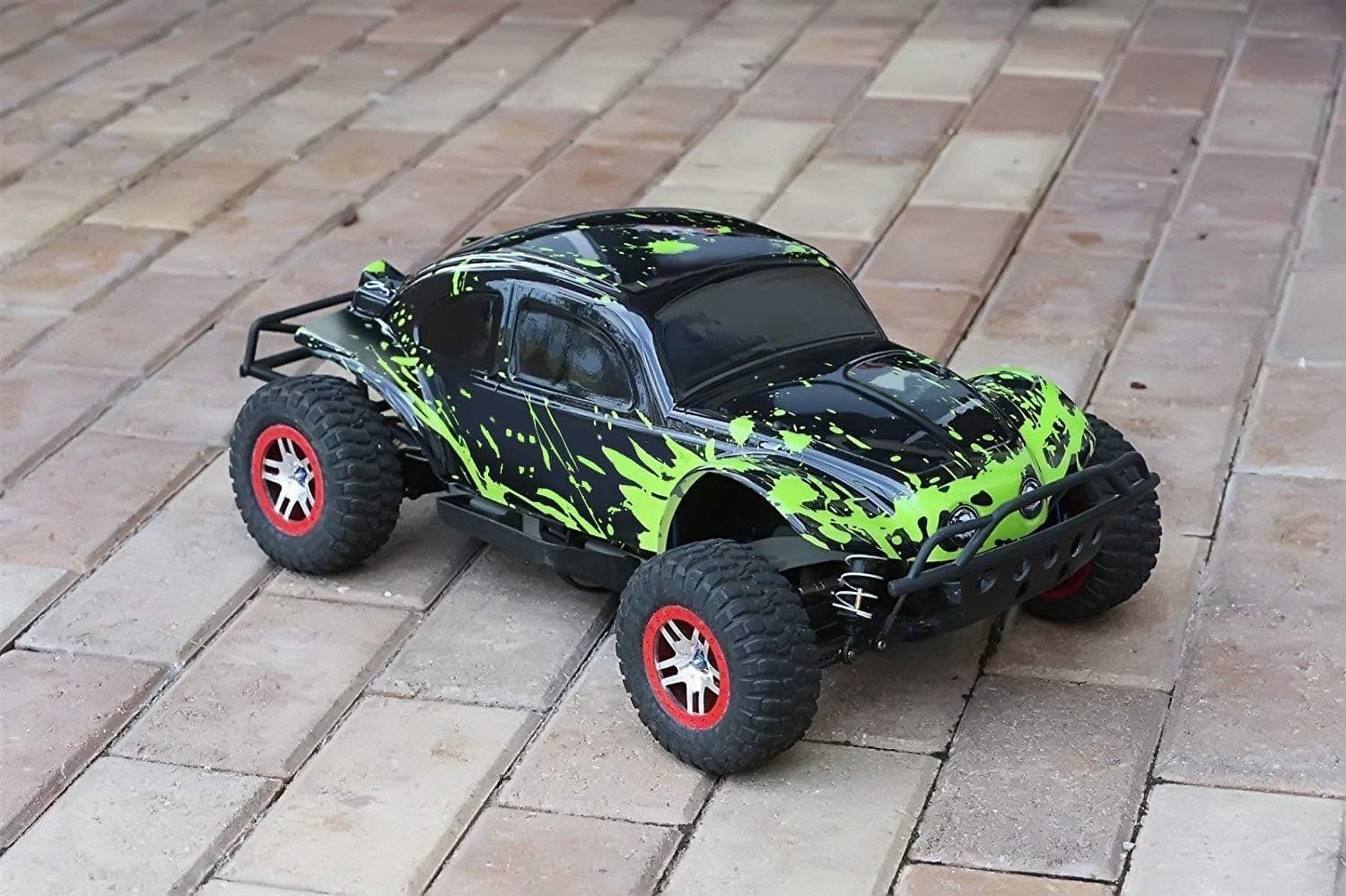 Custom Body Muddy Green Over Black Compatible for 1/10 Slash 4x4 VXL 2WD Slayer RC Car or Truck (Truck not Included) SSB-BG-03
