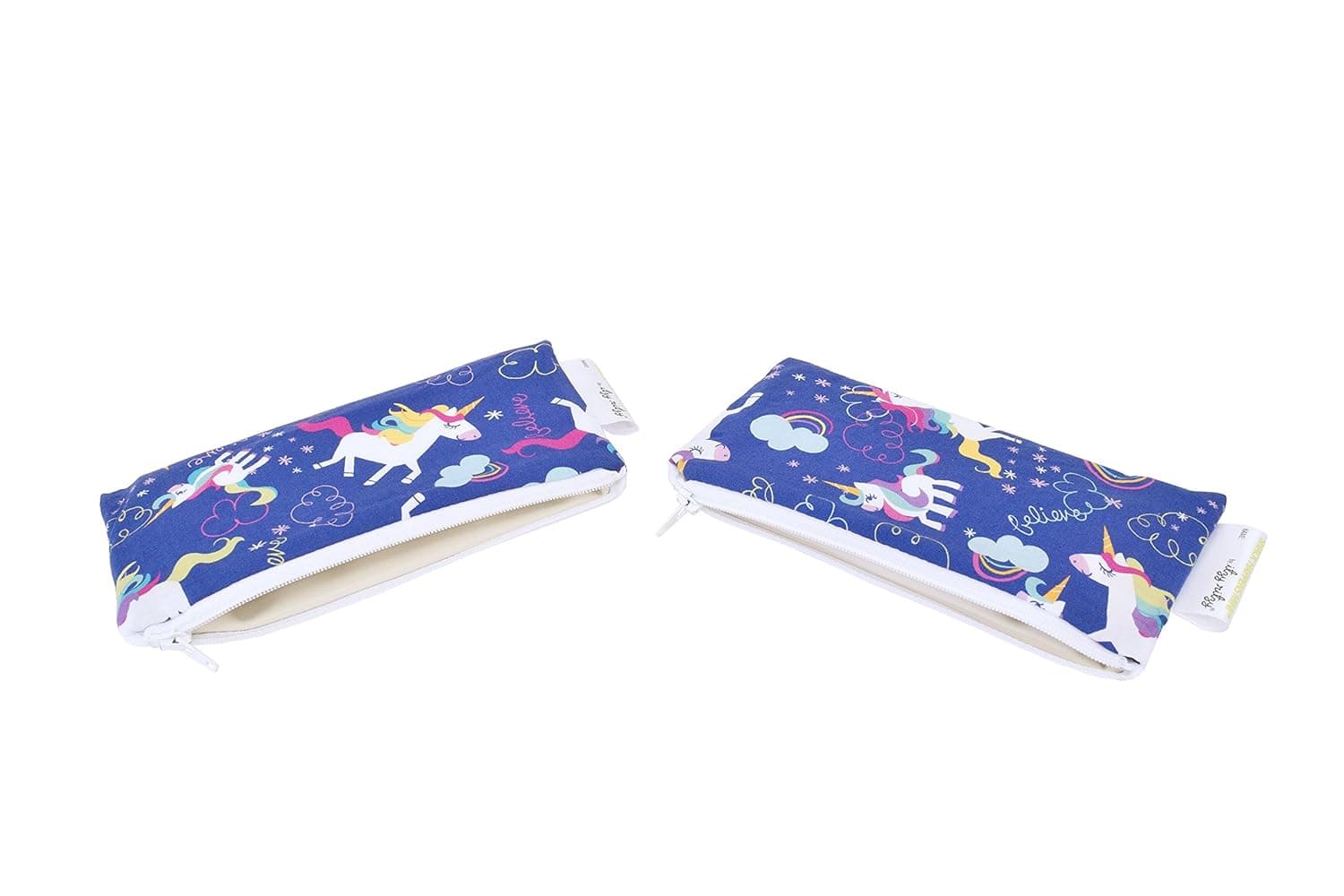 Itzy Ritzy Happens Mini Reusable Snack and Everything Bag, Unicorn Dreams, Purple
