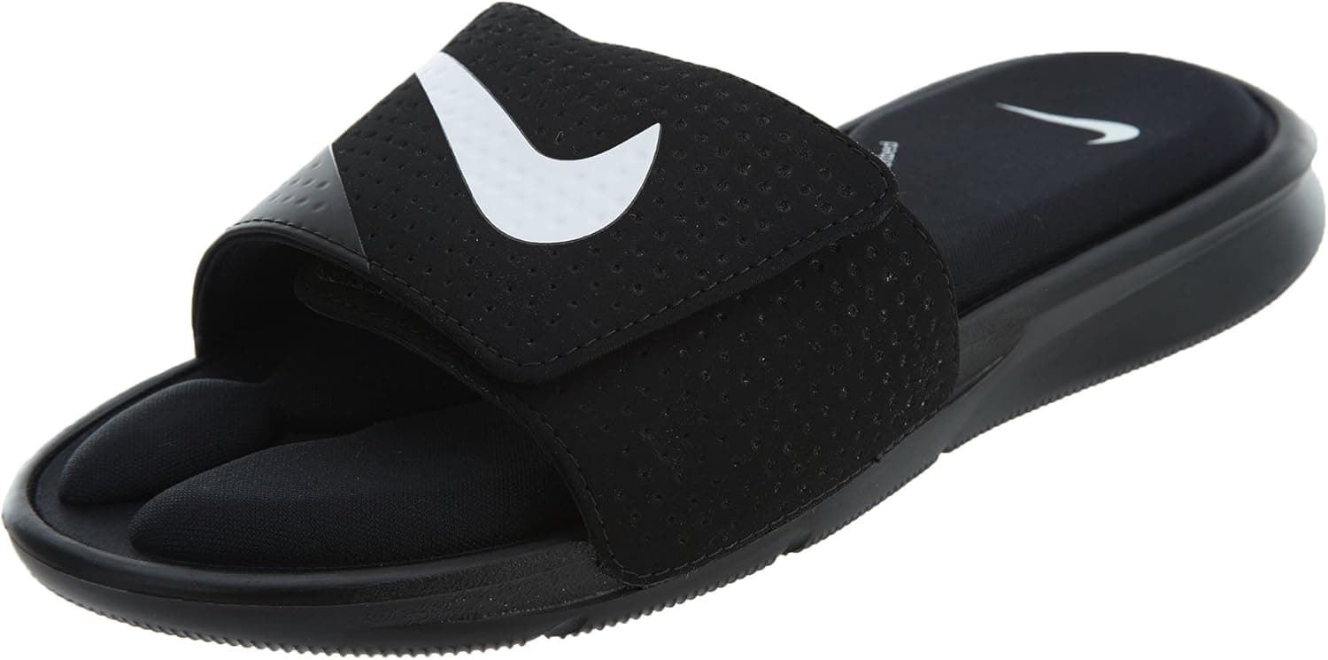 NIKE Men's Ultra Comfort Slide Black/Black-White 11 M US