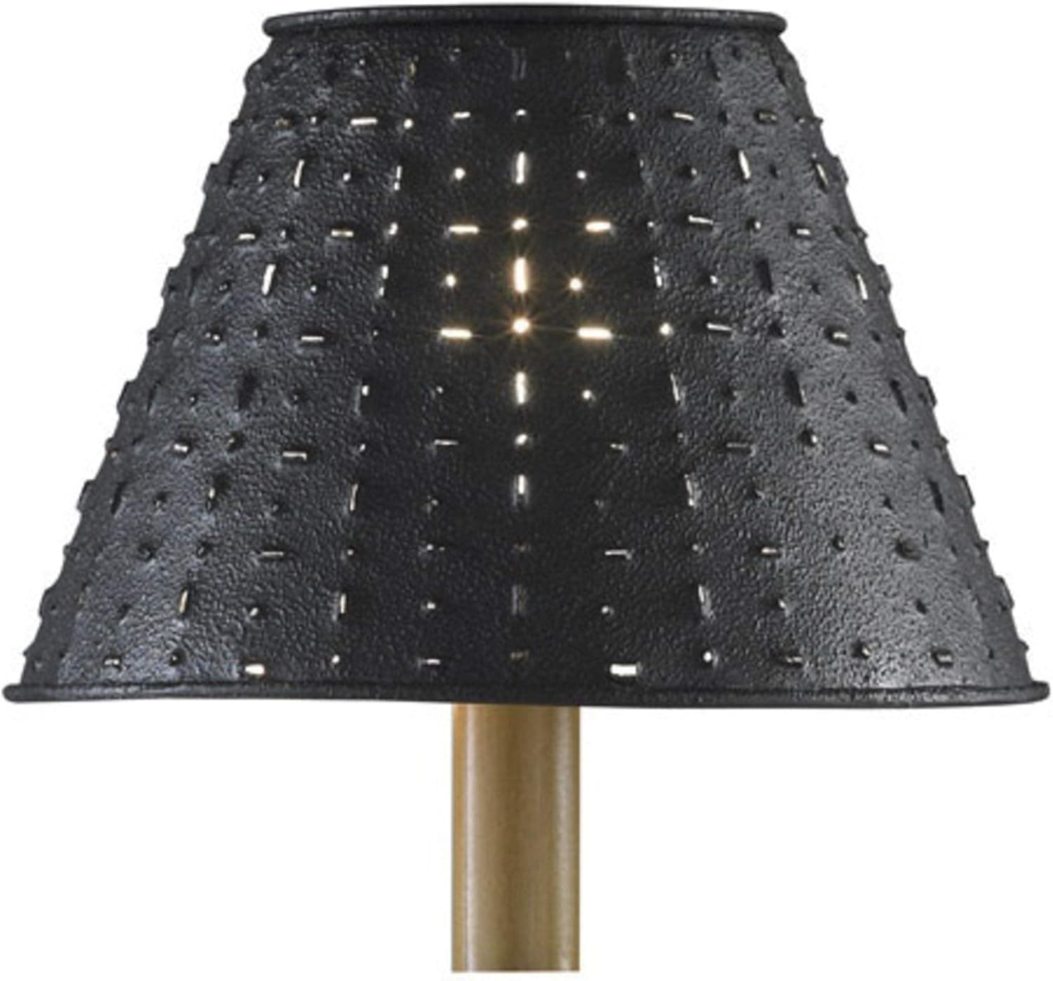 Metal Dot Dash Black 12" Shade