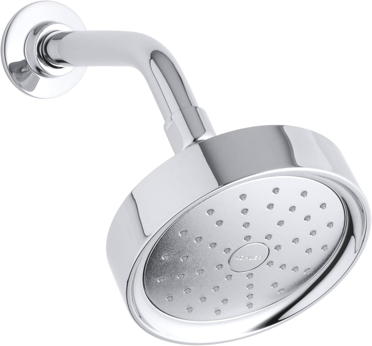 Kohler K-939-CP Purist 2.0 gpm Single Function Showerhead with Katalyst Spray, Polished Chrome