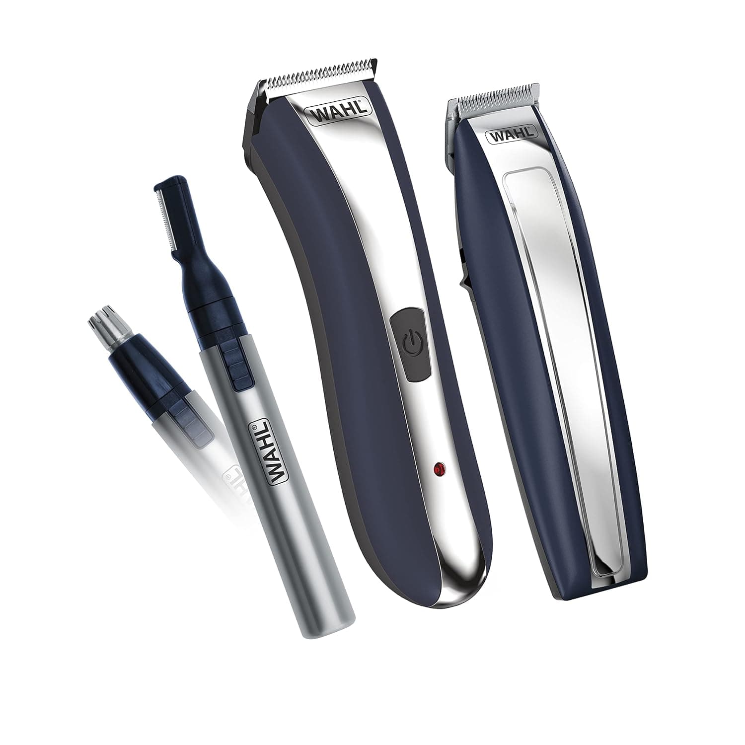 WAHL Clipper Rechargeable Lithium-Ion Cord/Cordless Haircutting Clipper, Beard Trimmer, and Detailer for Ears and Nose All in One Combo - 79003
