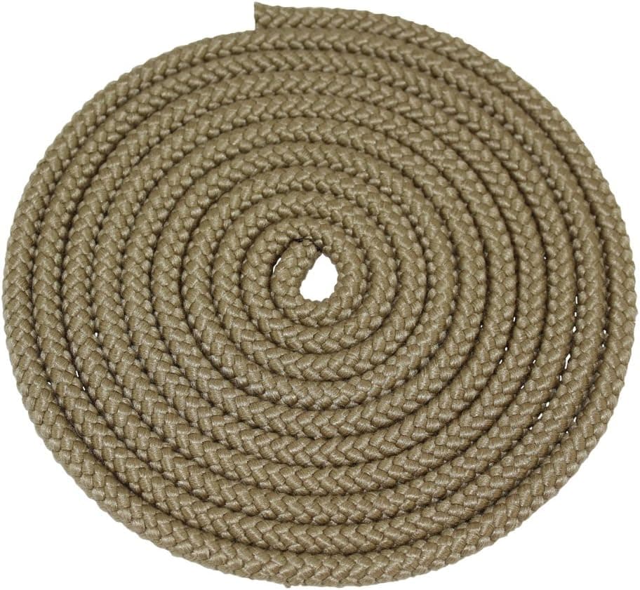 SGT KNOTS Twisted Nylon Diamond Braid - Durable Utility Rope for Crafting, Garden & DIY Projects (1/4" x 50ft, Tan)