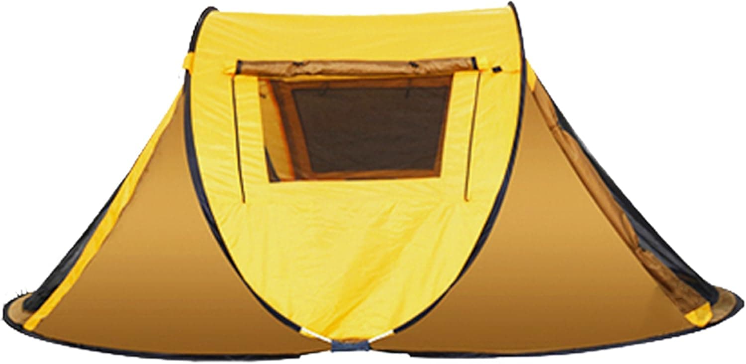 Vitchelo 2 Person Instant Automatic Pop Up Cabin Tent Water Rain Proof Ultralight Quick Easy Set Up Dome Tents with 2 Doors Windows Mosquito Netting for Kids & Adults Outdoor Camping Backpacking