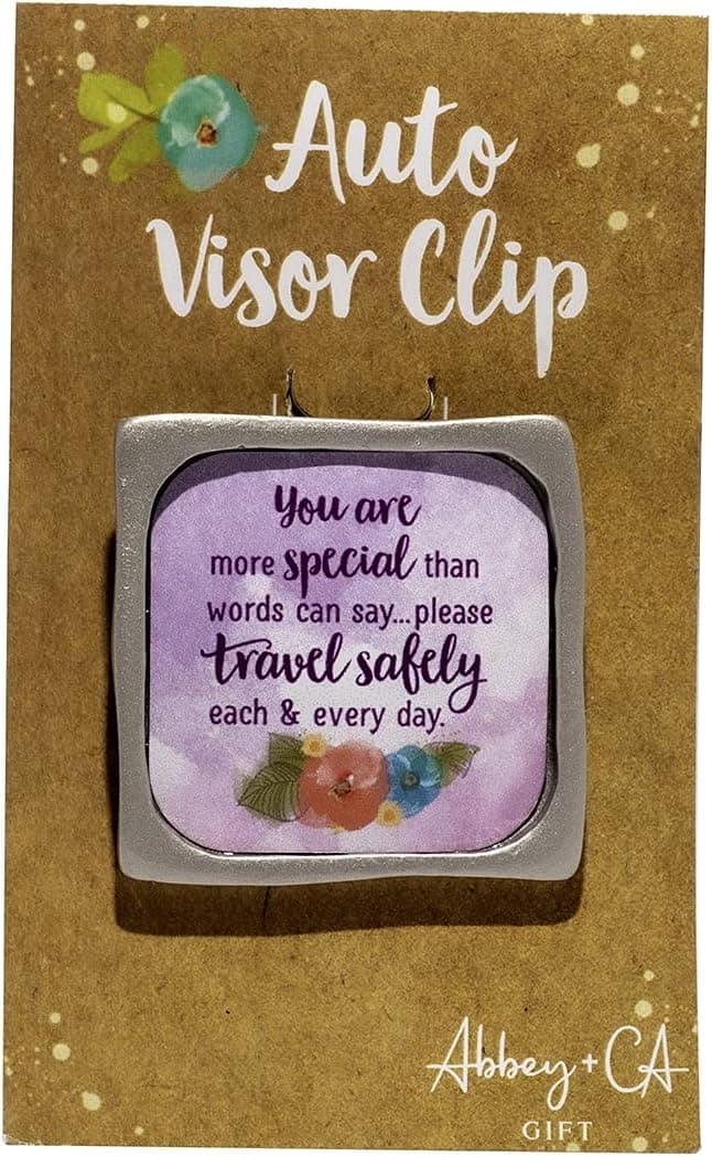 Cathedral Art Special Artmetal Square Visor Clip, One Size, Multi