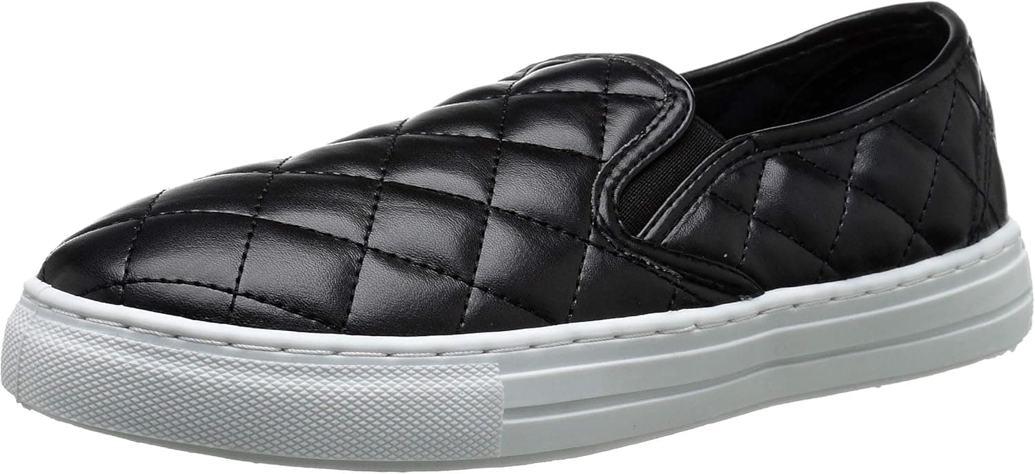 Qupid Women's REBA-17C Sneaker, Black, 6 M US