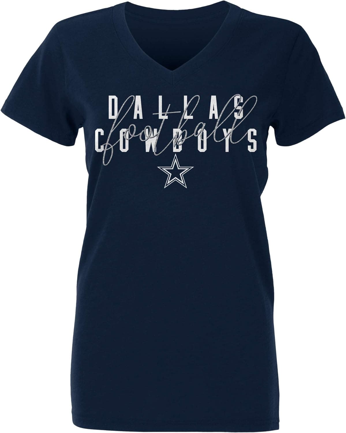Dallas Cowboys Women's Short Sleeve Cotton T-Shirt