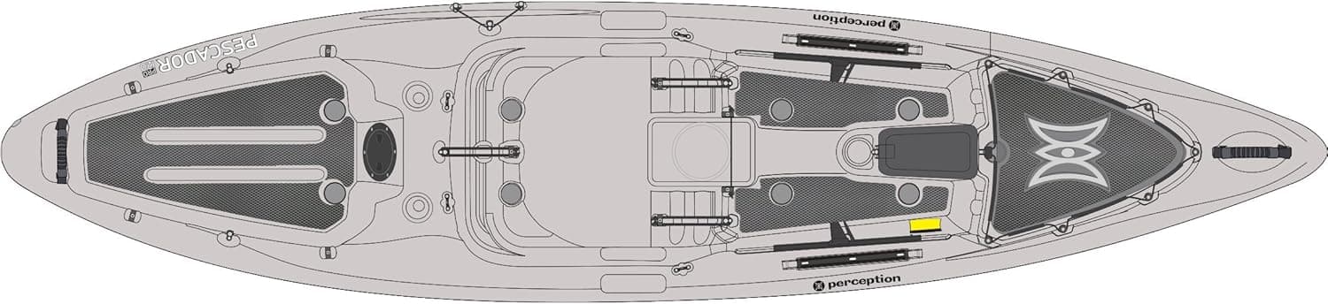 Perception Silent Traction Kit for Pescador Pro 12' Kayak