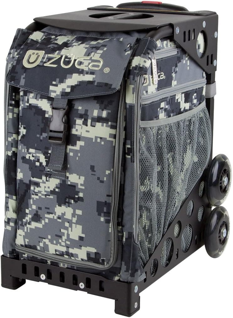 ZUCA Anaconda Bag, Camouflage Gray/black, Frame Black, Non Flashing Wheels
