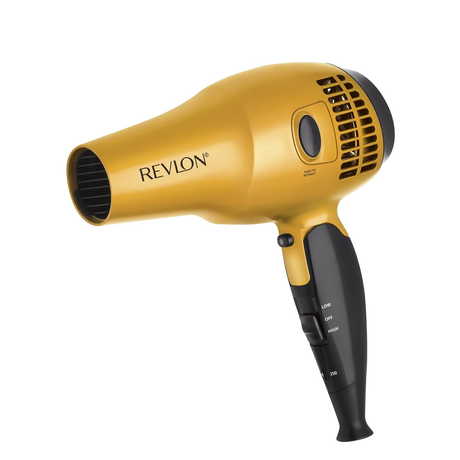 Revlon Rvdr5012orng Retractable Cord 1875w Dryer, Orange