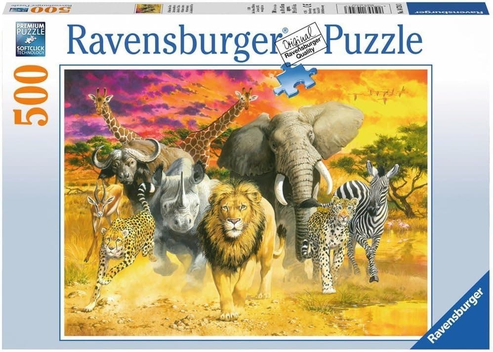 Ravensburger African Animals Jigsaw Puzzle (500 Piece)