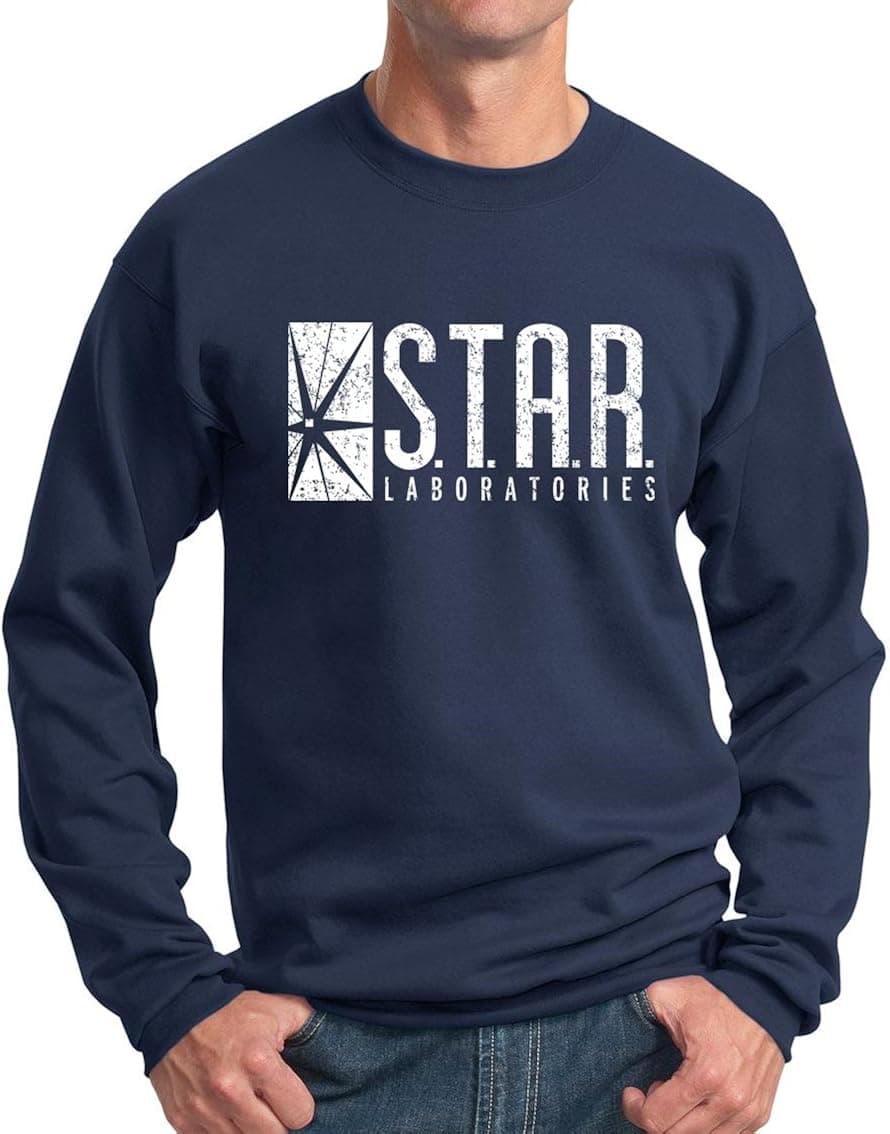 Star Labs Sweatshirt - Star Laboratories Crewneck - Vintage Print