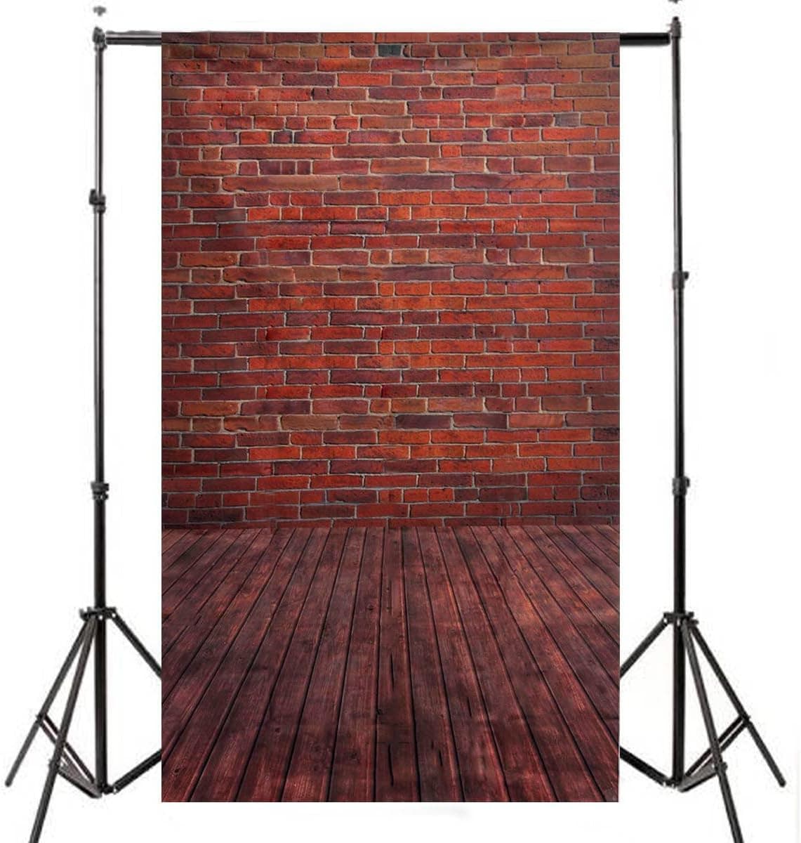 Mohoo 3x5ft Photography Background Backdrop Photo Wooden Floor Studio Prop Classic Brick Vinyl